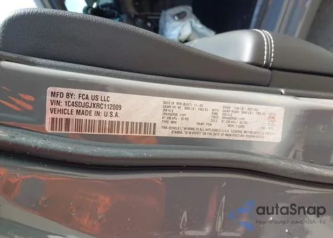 2024 Dodge Durango Srt 392 Plus Awd z USA, uszkodzony, nr VIN 1C4SDJGJXRC112009